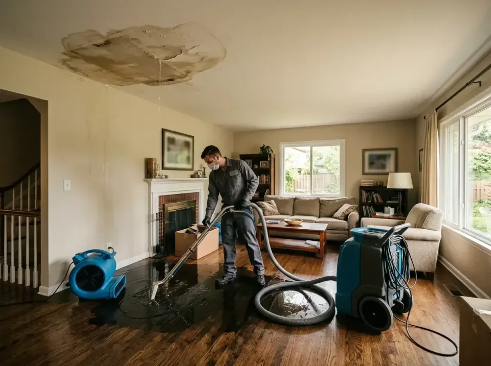 attic-pipe-burst-ceiling-drip-008 — frequently asked questions, Water Damage Restoration & Carpet Care in Midlothian, IL